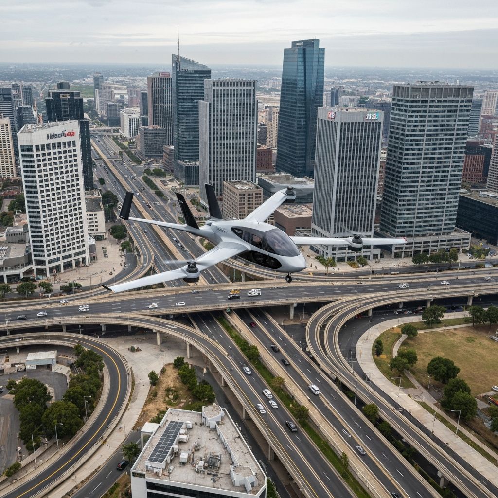 Urban air mobility eVTOL aircraft